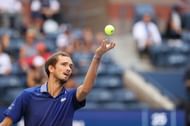 Daniil Medevev was absolutely dominant on his serve in the final.